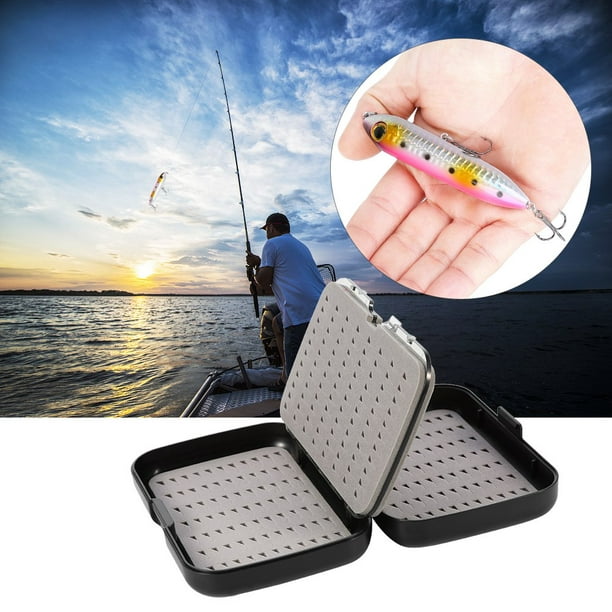 Bait Hook Box,Durable Thickened Waterproof Fly Fishing Bait Box Fishing  Tackle Box Versatile Functionality