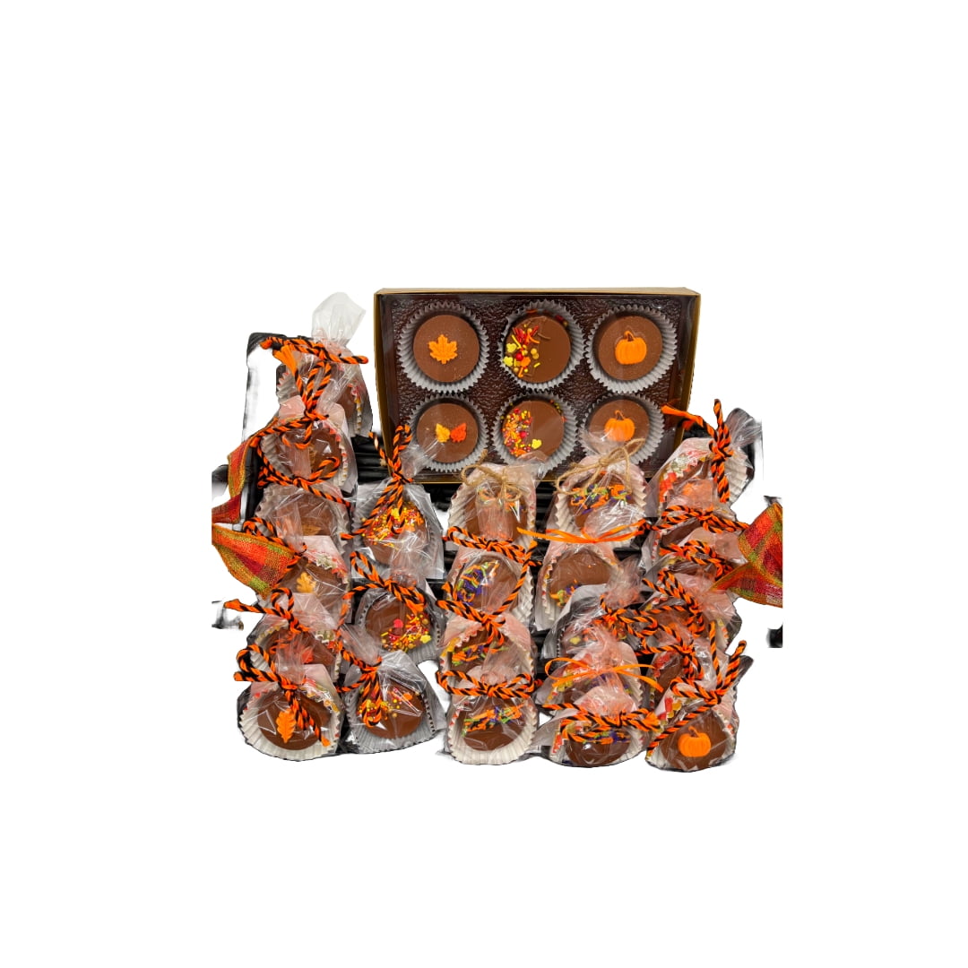 Timeless Desserts Thanksgiving Assorted Cookies Gift Set, Count 6, Milk Chocolate