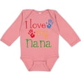 thumbnail image 3 of Inktastic I Love My Nana Boys or Girls Long Sleeve Baby Bodysuit, 3 of 5