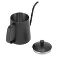 thumbnail image 2 of Hervidor de café de cuello de cisne de 350 ml, acero inoxidable 304, con pico largo, para el hogar, la cocina, la oficina y el hotel, color negro., 2 of 14
