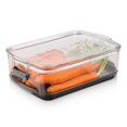 thumbnail image 1 of Prepworks ProKeeper by Progressive, sistema de ventilación, contenedor de almacenamiento alimentos, 3 cuartos de galón, zanahorias, pimientos pequeños, tomates, 1 of 2