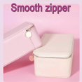 thumbnail image 4 of Familiarn Travel Jewelry Box with Small Pouches, Portable PU Leather Jewelry Box, 4 of 5