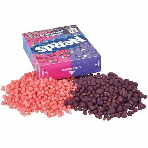 1.65 oz Nerds Candy, Strawberry & Grape - Case of 36