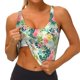 thumbnail image 3 of Fotbe Tropical Flowers Sujetador Deportivo Largo sin Aros para Mujer con Almohadillas y Soporte Medio, Transpirable y Absorbente, Camiseta Tipo Chaleco o Tank Top-Large, 3 of 8