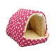 thumbnail image 4 of Cama cálida de invierno para hámsteres, hábitats de escondite para conejillos de indias, cama cálida y encantadora para animales pequeños, cueva para rosa, 4 of 8