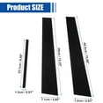 thumbnail image 3 of Unique Bargains 1 Set Car Door Window Pillar Posts Cover Trim Exterior Anti-Scratch Stickers for Dodge Charger 2011-2021 Bright Black, 3 of 6