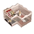 thumbnail image 1 of Spacious Outdoor Pet Rabbit Cage - Create a Dream Home Rabbit Villa with an Inviting Rabbit Nest for Your Furry Friends, 1 of 2