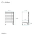 thumbnail image 2 of Cascade 18” Bathroom Vanity in Brown Oak- Cabinet Only, 2 of 8