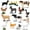 Tiny Farm Animals, variant on Toymany Tiny Farm Animal Figures Toy, 3.54 in, Halloween, Thanksgiving, Christmas, Easter, Plastic, Set of 14