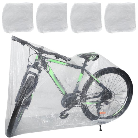 WHAMVOX 4Ud Impermeable Para Motocicleta Transparente Uso Exterior Fácil Y Portátil