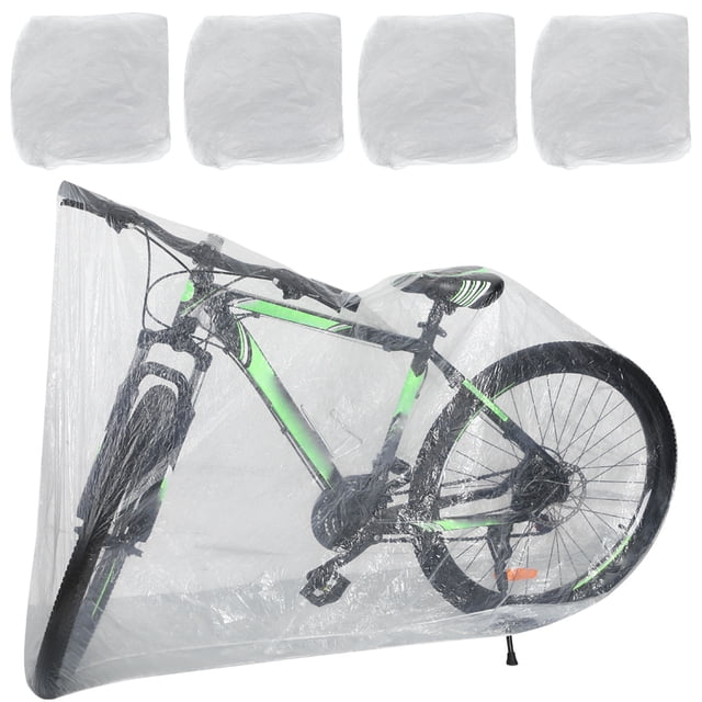 WHAMVOX 4Ud Impermeable Para Motocicleta Transparente Uso Exterior Fácil Y Portátil