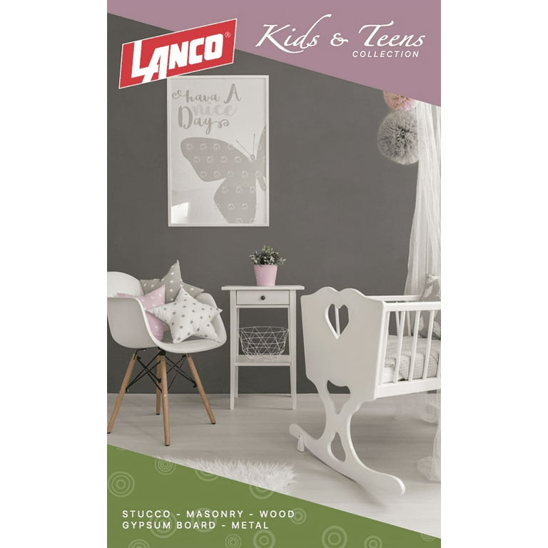 Lanco 5 Gal. Innova 2-in-1 Paint and Primer White and Pastel Base  Interior/Exterior Semi-Gloss Latex Paint IN3935-2 - The Home Depot