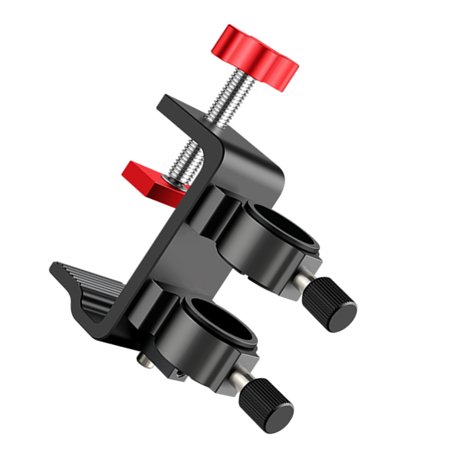 Aluminum Alloys Turrets Rack Fishing Rod Corner Frame Tube Fixing Clip Fish Lures Rack Light Stand Fishing Chair Accessory