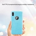 thumbnail image 2 of FIEWESEY Glitter Cute Phone Case for Apple iPhone XS Max Case,Bling Sparkly Luxury Thin Silicone Rubber Soft Protective Case for Girls Women (Blue), 2 of 6