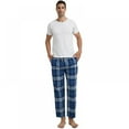 thumbnail image 5 of Men's Cotton Plaid Pajama Pants Cotton Sleep Lounge Pant, 5 of 5