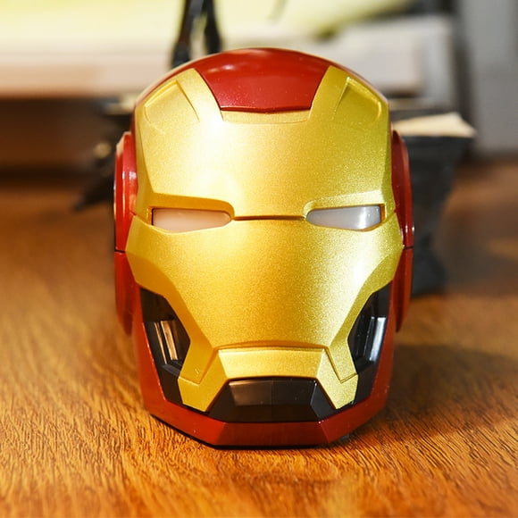 Iron Man Wireless Bluetooth Speaker Outdoor Portable Bass Speaker Compatible with FM Radio