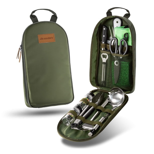 Camp Kitchen Cooking Utensil Organizer Travel Set Portable Camp Kitchen Cooking Utensil Organizer Travel Set Portable