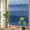 Navy Blue, variant on Navy Blue Ombre Privacy Window Film, Decorative Stained Glass Window Film, Farmhouse Modern Gradient Resuable Rainbow Static Cling for Home Bathroom Living Room Glass Door 23.6"x59"