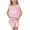 Pink, variant on Hiijoy Toddler Girls Outfits Letter Print Tank Top Shorts Summer Clothes Set, Sizes 4-5T