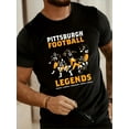 thumbnail image 4 of Pittsburgh Football Legends Men's T-Shirt - Casual,, Short Sleeve, Vintage Cotton Tee with Retro Graphic Design, 4 of 9