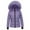 Purple, variant on Inleife Womens Parkas Women's Winter Tops Jacket With Hood Waist And To Overcome Outer Long Sleeve Coats