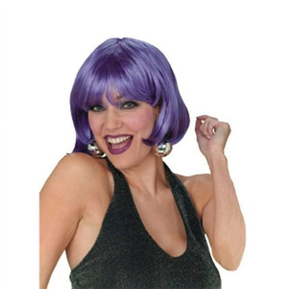 Adult Purple Short Bob Wig