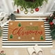 thumbnail image 1 of Decoraciones navideñas, Alfombra navideña para entrada, Tapete absorbente antideslizante para el hogar, Tapete antimanchas para baño, Tamaño 15.7x23.6 pulgadas, Poliéster, Tapetes para el piso de la h, 1 of 6