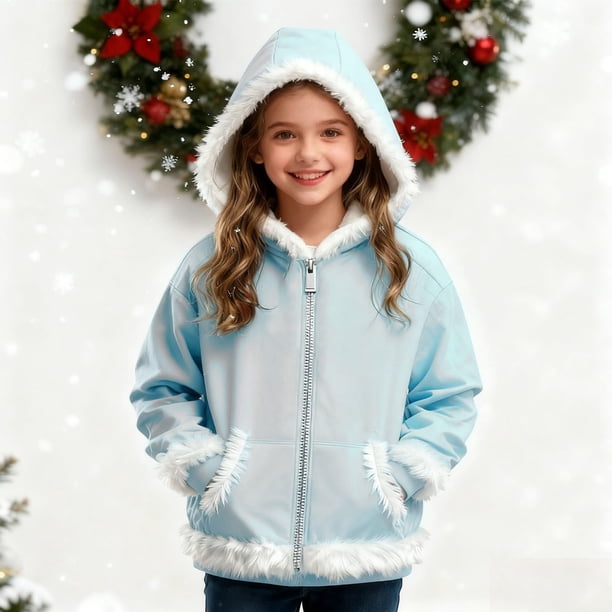 Sudadera con capucha y cremallera de manga larga para niñas y niños, informal, con bolsillo y color liso, de poliéster