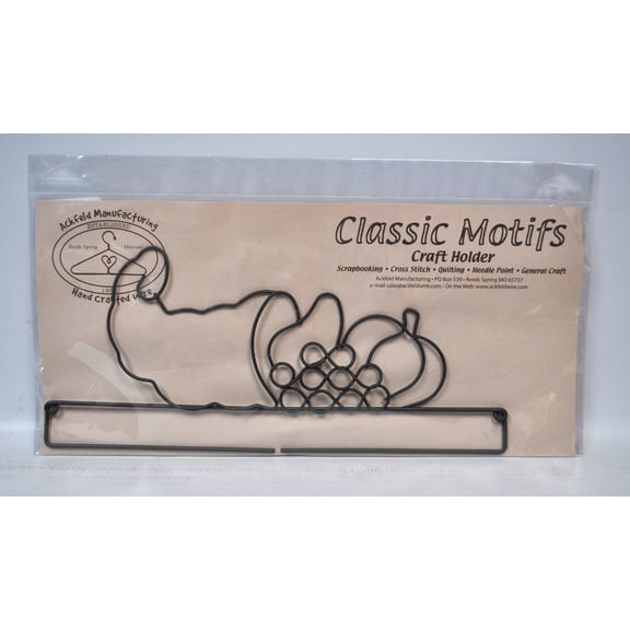 Classic Motifs Screw Split Bottom 12 Inch Cornucopia Craft Holder