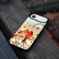 thumbnail image 4 of WIRESTER Shockproof Soft Rubber Cover Case for Apple iPhone 17 Air 6.6" 2025, Red Cardinal Lovebird, 4 of 5