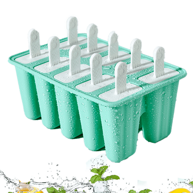 Molde para paletas, moldes de silicona para paletas heladas Molde para paletas sin BPA Reutilizable Fácil liberación Fabricación de paletas heladas Vhermosa Utensilios de Cocina