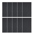 thumbnail image 1 of Furnish My Place Geometrical Pattern Indoor/Outdoor Refine Dark Gray Rug, Abstract Area Rug, Doorway Mat, Contemporary Rug for Living Room, Entryway, Made in USA, 2' x 4' Rectangle - Set of 10, 1 of 5