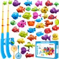 thumbnail image 1 of Juego de pesca magnético LILYBUDS para niños de 3 a 8 años con peces, 1 of 9
