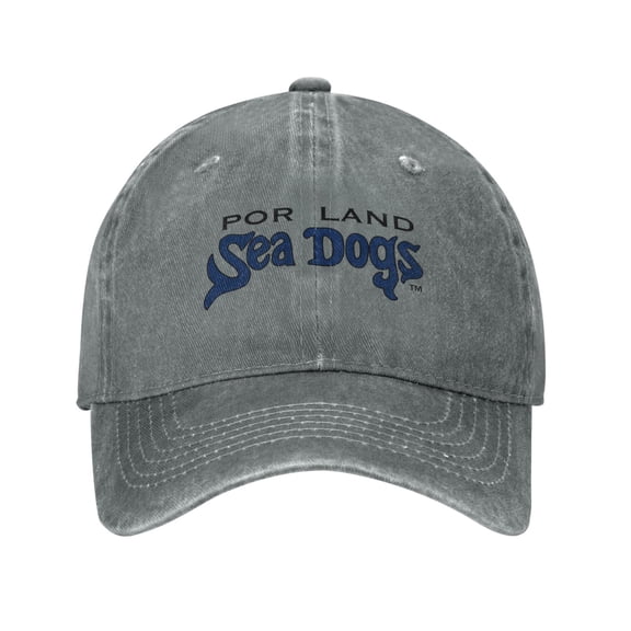 Portland Sea Dogs University Hat Adult Adjustable Classic Washed Casquette Cap Hat Baseball Cap