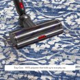 thumbnail image 5 of Addison Rugs Mayfield Premium Machine Washable Traditional Damask Navy Round Rug, 8' x 8', 5 of 8