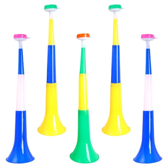 5Pcs Football Loud Noise Makers Cheering Fans Party Supplies Loud Speaker Soccer