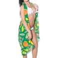 thumbnail image 6 of HAPPY BAY Women's Beach Bikini Wraps Sarong Coverup Wrap Skirt Bathing suit Swimwear Swimsuit Coverup for Women One Size Shamrock Fern, Sea Animals, 6 of 6