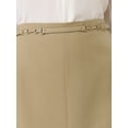 thumbnail image 4 of DARING DIVA Women's High Waist Formal Business Knee Length Pencil Skirts M Khaki, 4 of 7