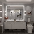 thumbnail image 3 of 48x40 LED Bathroom Mirror, 24V Ultra Bright Backlit Vanity Mirror, Anti-Fog & Shatterproof Tempered Glass, CRI 95+, 3 of 13