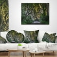 thumbnail image 4 of Designart The Dark Hedges Ireland Landscape - Photography Throw Pillow - 12x20, 4 of 5