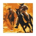 thumbnail image 1 of Rodeo Wild West Scene - Canvas, 1 of 10