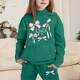 thumbnail image 2 of Toddler Kids Girls 2 Piece Outfits SetsChild Boys Long Sleeve Solid Warm Hoodie Pullover Tops Pants Sweat Suit Casual Pants Set 8-9 Years, 2 of 4