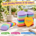 24 Pack Heart Sticky Notes Bulk 3 Inch 100 Sheets/pad - Walmart.com