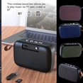 thumbnail image 4 of Cateissary Altavoz Bluetooth 4,2 caja de sonido inalámbrica al aire libre llamada manos libres altavoz recargable caja de sonido de plástico compatible Cables de audio/vídeo Rojo, 4 of 8