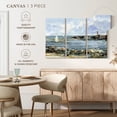thumbnail image 5 of Elephant Stock Rocky Shore Coastline I Wall Art - Horizontal Multi Panel Canvas - Living Room Wall Decor - Beach Multi Panel - Blue And Brown Decor By Ethan Harper - 38" x 24", 5 of 8