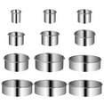 thumbnail image 3 of 12 aros para hornear, aros para muffins, aros para crumpets, aros para tartas, aros para pasteles, moldes de acero inoxidable para hornear, 3 of 7
