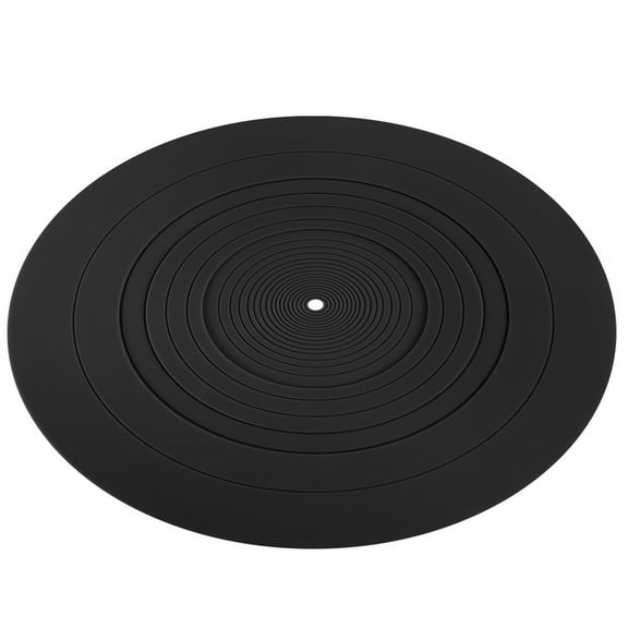 295mm Silicone Turntable Mat Anti-Vibration Slipmat Record Mat for LP Vinyl Record Player Audio Replacement Accessory B