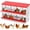 Red _8 (Without Stand), variant on Kojooin Durable Metal Chicken Nesting Boxes - Versatile Wall Mount or Free Standing, Red _6 Compartment (Without Stand)