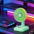 thumbnail image 4 of Kieccall USB Rechargeable Desktop Cute Cat Fan Quiet Cooling Fan For Home Office Desktop Summer Cute Cooling, 4 of 7