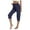 Navy, variant on VMESZQFG Women's Wide Leg Pants with Pockets Women's Casual Pants Women's Capri Pants Sports Comfortable Casual Drawstring Capri With Pockets Wide Leg Jogging Exercise Yoga Pants plus Size 2x